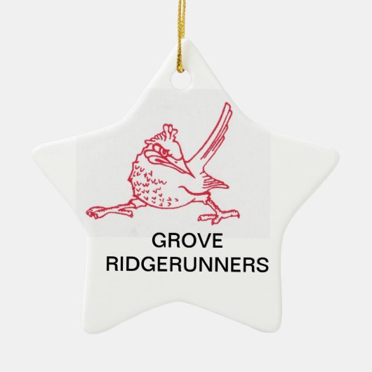 パーソナライズな学校のオーナメント セラミックオーナメント (正面)