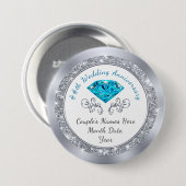 パーソナライズな安価な記念パーティーの好意 缶バッジ (正面&裏面)