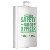 パーソナライズな安全壊れ目の役人 フラスク (右)
