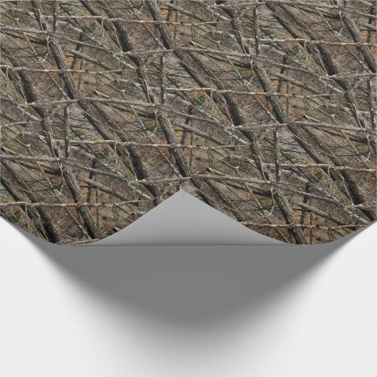 パーソナライズな実質の迷彩柄/カムフラージュ(カスタマイズ可能な) ラッピングペーパー (角)