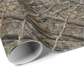 パーソナライズな実質の迷彩柄/カムフラージュ(カスタマイズ可能な) ラッピングペーパー (ロールコーナー)