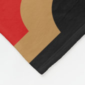 パーソナライズな家の映画館映画切符の半券 フリースブランケット (角)