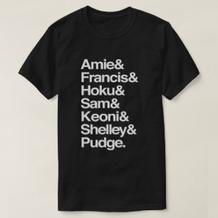 パーソナライズな家族の名前 Tシャツ