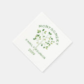 パーソナライズな家族会の系譜 スタンダードカクテルナプキン (角)