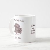 パーソナライズな家族会 コーヒーマグカップ (正面左)