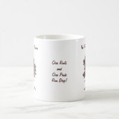 パーソナライズな家族会 コーヒーマグカップ (中央)