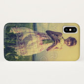 パーソナライズな家族写真|容易なDIYの盛り土のテンプレート Case-Mate iPhoneケース (裏面(横))