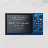 パーソナライズな密集したデジタルカメラのカメラマン 名刺 (裏面)