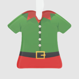 パーソナライズな小妖精や小人のサンタの助手のクリスマスのオーナメント オーナメント