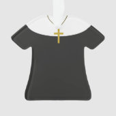 パーソナライズな尼僧の姉妹のクリスマスのオーナメント オーナメント (正面)