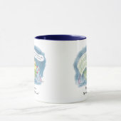 パーソナライズな展開表の英雄! マグカップ (中央)