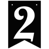 パーソナライズな年の卒業 バンティングフラッグ (第1の旗)