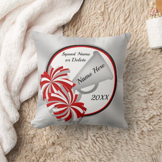 パーソナライズな年長の応援のギフト、あなたの色、文字 クッション (ブランケット)