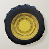 パーソナライズな建築のタイヤ ラウンドクッション (裏面)