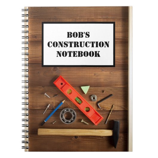 パーソナライズな建築のノート ノートブック (正面)