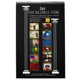 パーソナライズな弁護士のための請求可能な年- カレンダー