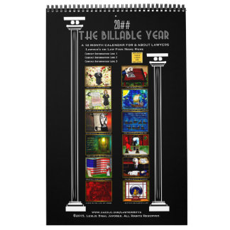 パーソナライズな弁護士のための請求可能な年- カレンダー