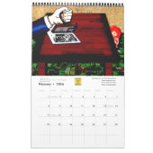 パーソナライズな弁護士のための請求可能な年- カレンダー (2月 2026)