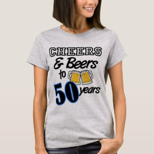 パーソナライズな応援またはビール第30誕生日のワイシャツ Tシャツ