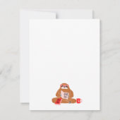 パーソナライズな怠惰Notecards ノートカード (裏面)