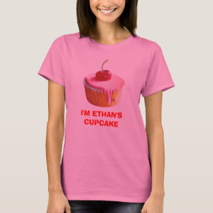 パーソナライズな恋人のカップケーキ-バレンタインデー Tシャツ