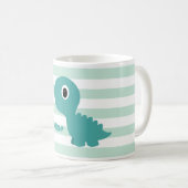 パーソナライズな恐竜のマグ コーヒーマグカップ (正面右)
