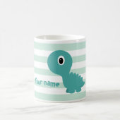 パーソナライズな恐竜のマグ コーヒーマグカップ (中央)