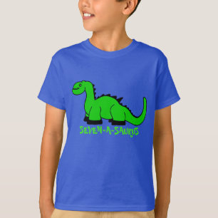 パーソナライズな恐竜の誕生日Saurus Tシャツ