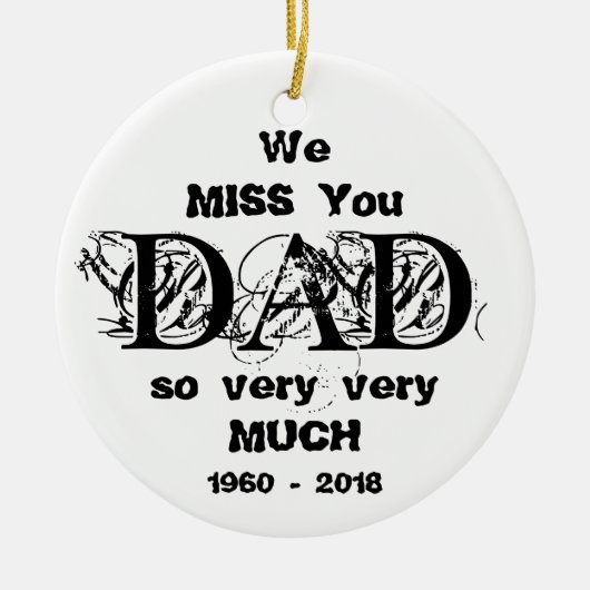 パーソナライズな愛情のある記憶のクリスマスのオーナメント セラミックオーナメント (正面)