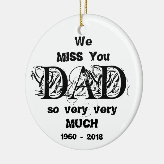 パーソナライズな愛情のある記憶のクリスマスのオーナメント セラミックオーナメント (左)