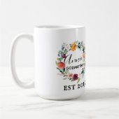 パーソナライズな教母のマグ コーヒーマグカップ (左)