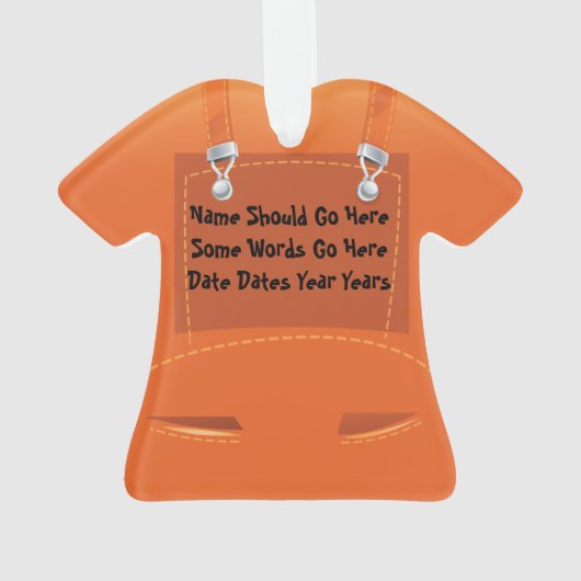 パーソナライズな整備士の機械工のクリスマスのオーナメント オーナメント (裏面)