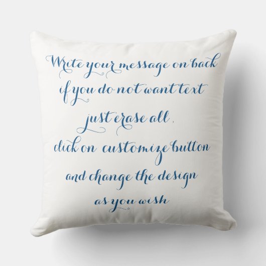 パーソナライズな文字の上品な第50誕生日50の枕 クッション (裏面)