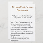 パーソナライズな文房具 便箋 (正面/裏面)