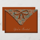 パーソナライズな新年のパーティの招待状 招待状 (正面/裏面)