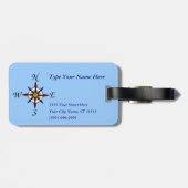 パーソナライズな方法 ラゲッジタグ (裏面横)