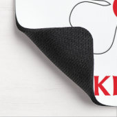 パーソナライズな日本語は私によってがTakeuchiである私に接吻します マウスパッド (コーナー)