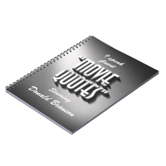 パーソナライズな映画はジャーナルを引用します ノートブック (左側)