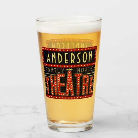 パーソナライズな映画館の玄関ひさしの家の映画館| タンブラーグラス (ドリンク正面)