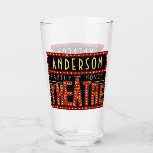 パーソナライズな映画館の玄関ひさしの家の映画館| タンブラーグラス (正面)