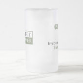 パーソナライズな曇らされたマグ フロストグラスビールジョッキ (中央)