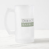 パーソナライズな曇らされたマグ フロストグラスビールジョッキ (左)