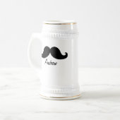 パーソナライズな最も最高ので黒い髭 ビールジョッキ (正面左)
