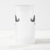 パーソナライズな最も最高ので黒い髭 フロストグラスビールジョッキ (中央)