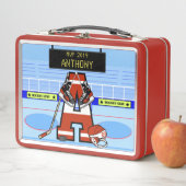 パーソナライズな最初のアイスホッケー メタルランチボックス (インサイチュ)