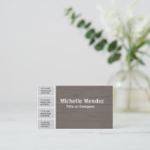 パーソナライズな木製の写真ブース 名刺 (スタンド正面)