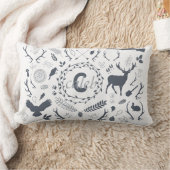 パーソナライズな森林男の赤ちゃんの子供部屋の装飾 ランバークッション (ブランケット)