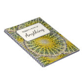 パーソナライズな植物の写真の熱帯サボテン ノートブック (右側)