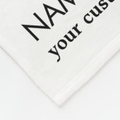 パーソナライズな武道の空手の写真のコラージュ フリースブランケット (角)