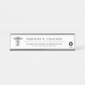 パーソナライズな歯科薬のプロフェッショナル デスクネームプレート (正面)